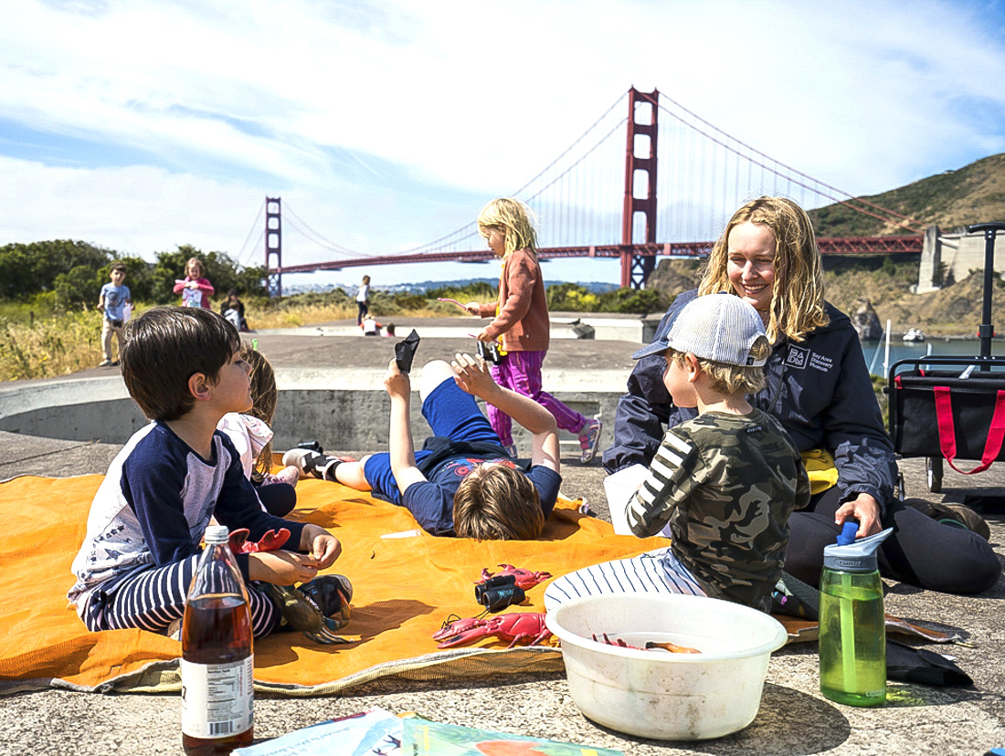 The Bay Area Discovery Museum has the most stunning view of any kids' museum. Ever.  Photo courtesy of the Museum