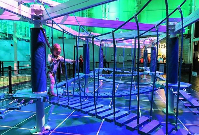 Image of IT ropes course in New Haven - Indoor Playgrounds and Play Spaces