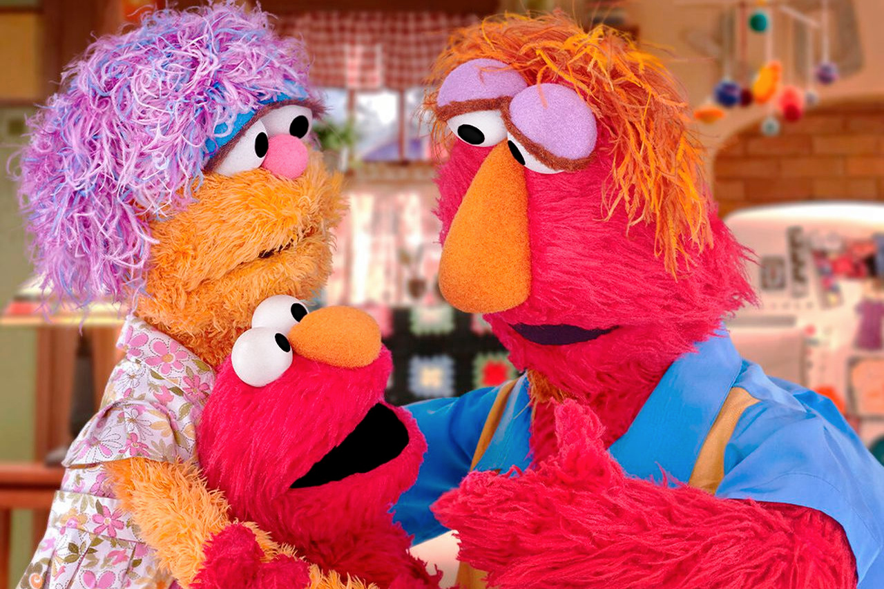 Top PBS Kids Shows That Never Get Old Elmo and his parents on Sesame Street. Image courtesy of PBS